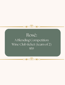 Wine Club: Rosé Blending Competition