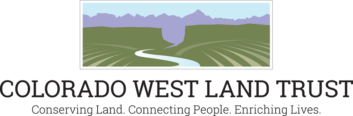 Logo for Colorado West Land Trust.