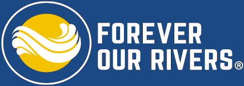 Logo for Forever Our Rivers Foundation, which works to keep Colorado Rivers healthy and clean.